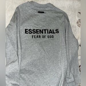 men’s Essentials Fear Of God long sleeve